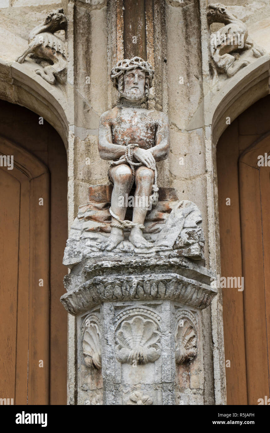 Detail of Church in Polisot a small village in Aube Champagne France Stock Photo