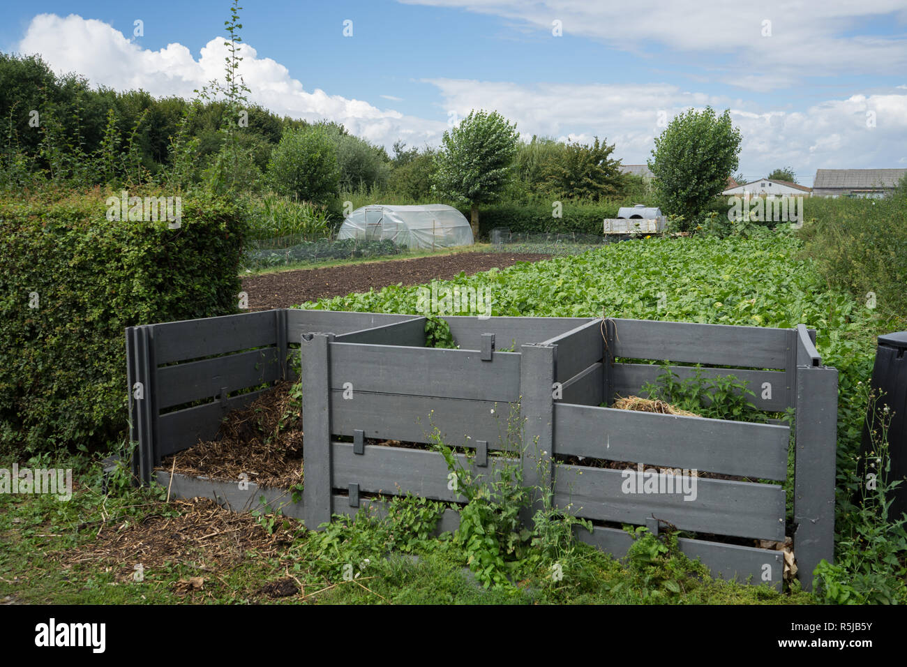 Compost piles are good for sustainability Stock Photo Alamy