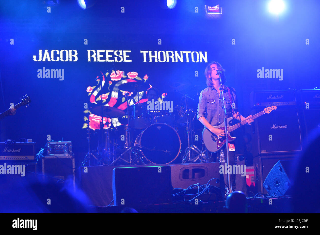 A Very Special Evening performance by Bruce Kulick, along with Todd Kerns, Brent Fitz and Zach Thorne with special guest Jacob Reese Thornton in concert to benefiting the American Diabetes Association at Revolution Live on October 30, 2018 in Fort Lauderdale, Florida.  Featuring: Jacob Reese Thornton Where: Fort Lauderdale, Florida, United States When: 31 Oct 2018 Credit: Johnny Louis/WENN.com Stock Photo