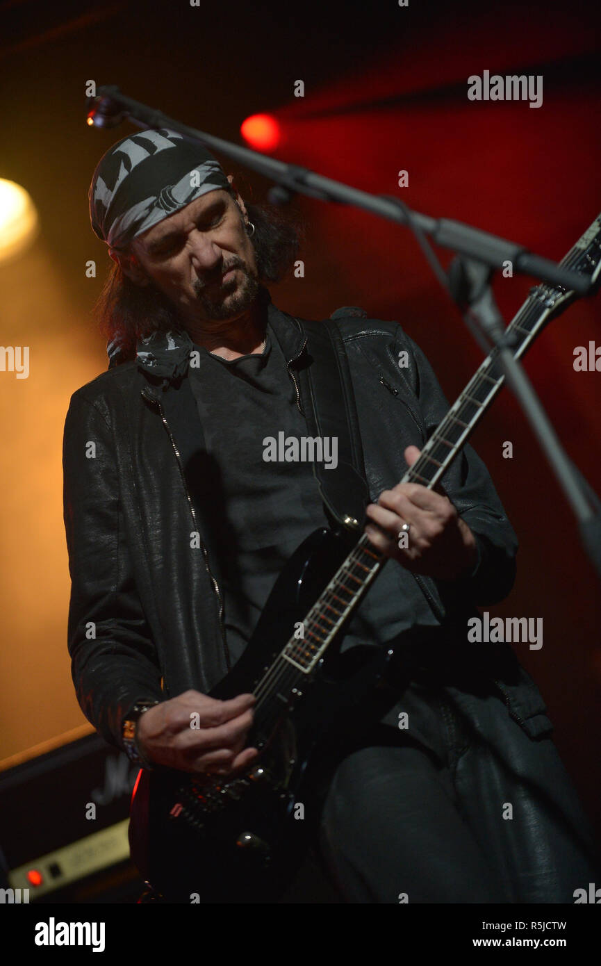 A Very Special Evening performance by Bruce Kulick, along with Todd Kerns, Brent Fitz and Zach Thorne with special guest Jacob Reese Thornton in concert to benefiting the American Diabetes Association at Revolution Live on October 30, 2018 in Fort Lauderdale, Florida.  Featuring: Bruce Kulick Where: Fort Lauderdale, Florida, United States When: 31 Oct 2018 Credit: Johnny Louis/WENN.com Stock Photo