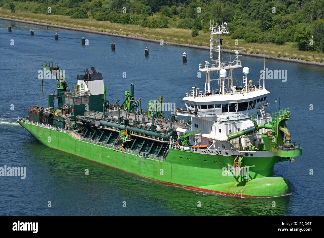 Hopper dredger Reynaert Stock Photo Alamy