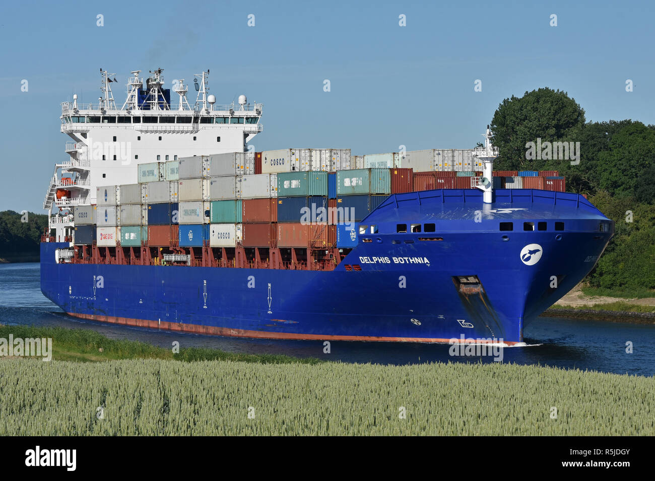 Containerfeeder Delphis Bothnia Stock Photo