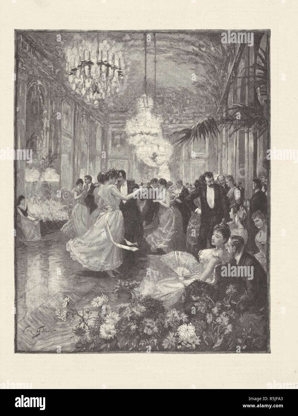 Waltz. Museum: PRIVATE COLLECTION. Author: Gabriel, Gilbert Victor. Stock Photo