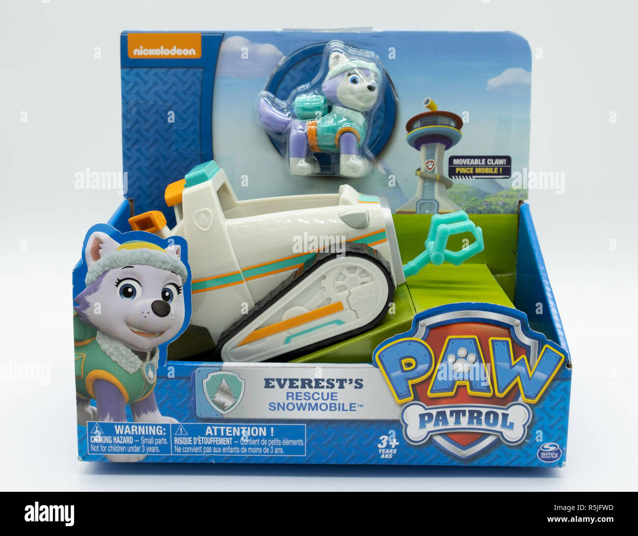 Largs, Scotland, UK - 2018: Nickelodeon branded Paw patrol toy in recyclable packaging and in line with current UK guidelines Stock Photo - Alamy