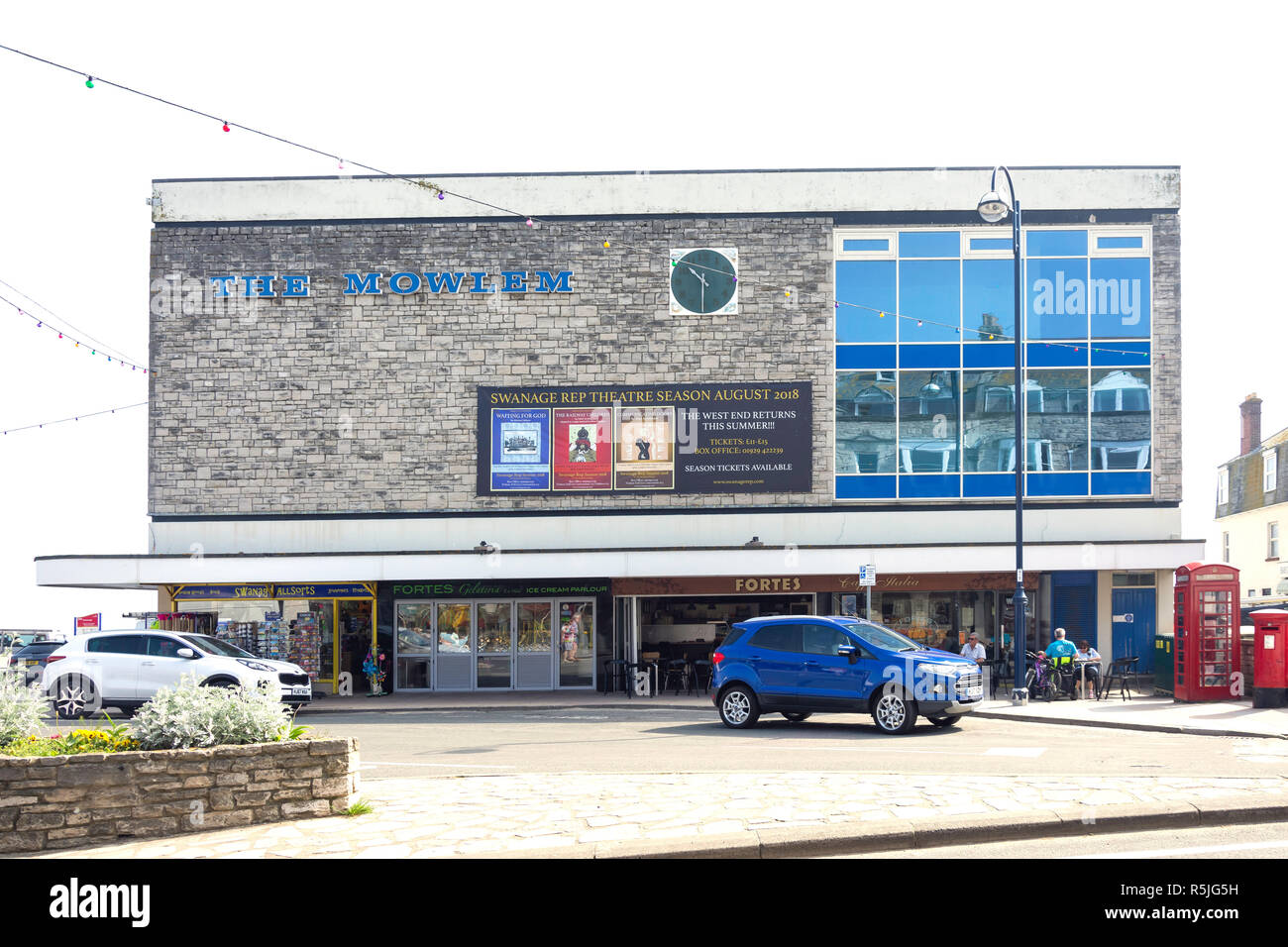 The Mowlem Theatre, Shore Road, Swanage, Isle of Purbeck, Dorset, England, United Kingdom Stock Photo