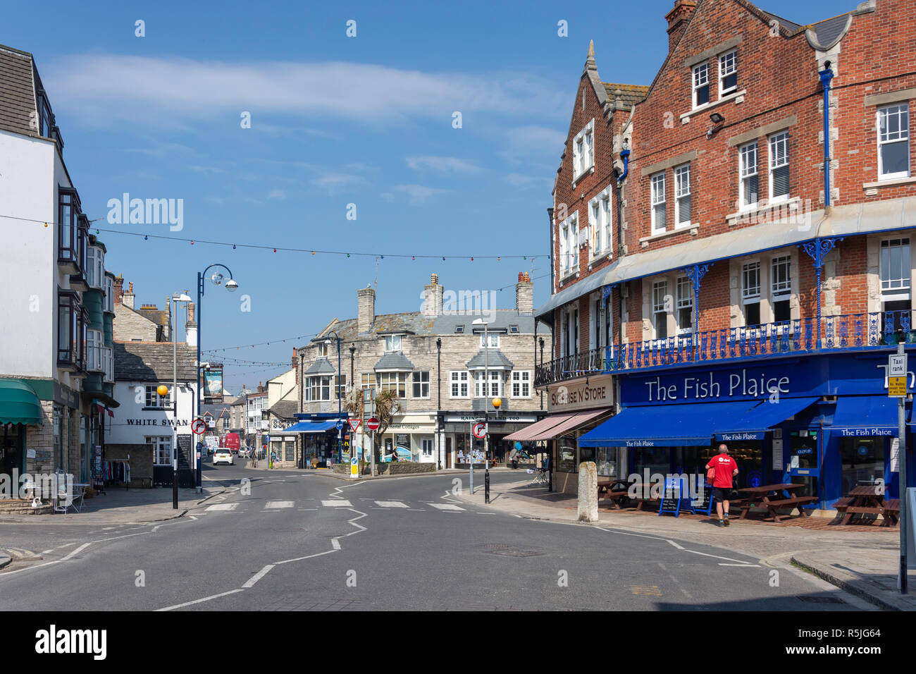 High Street, Swanage, Isle of Purbeck, Dorset, England, United Kingdom