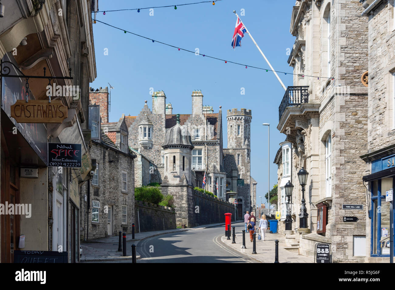 Purbeck House Hotel and Swanage Town Hall, High Street, Swanage, Isle