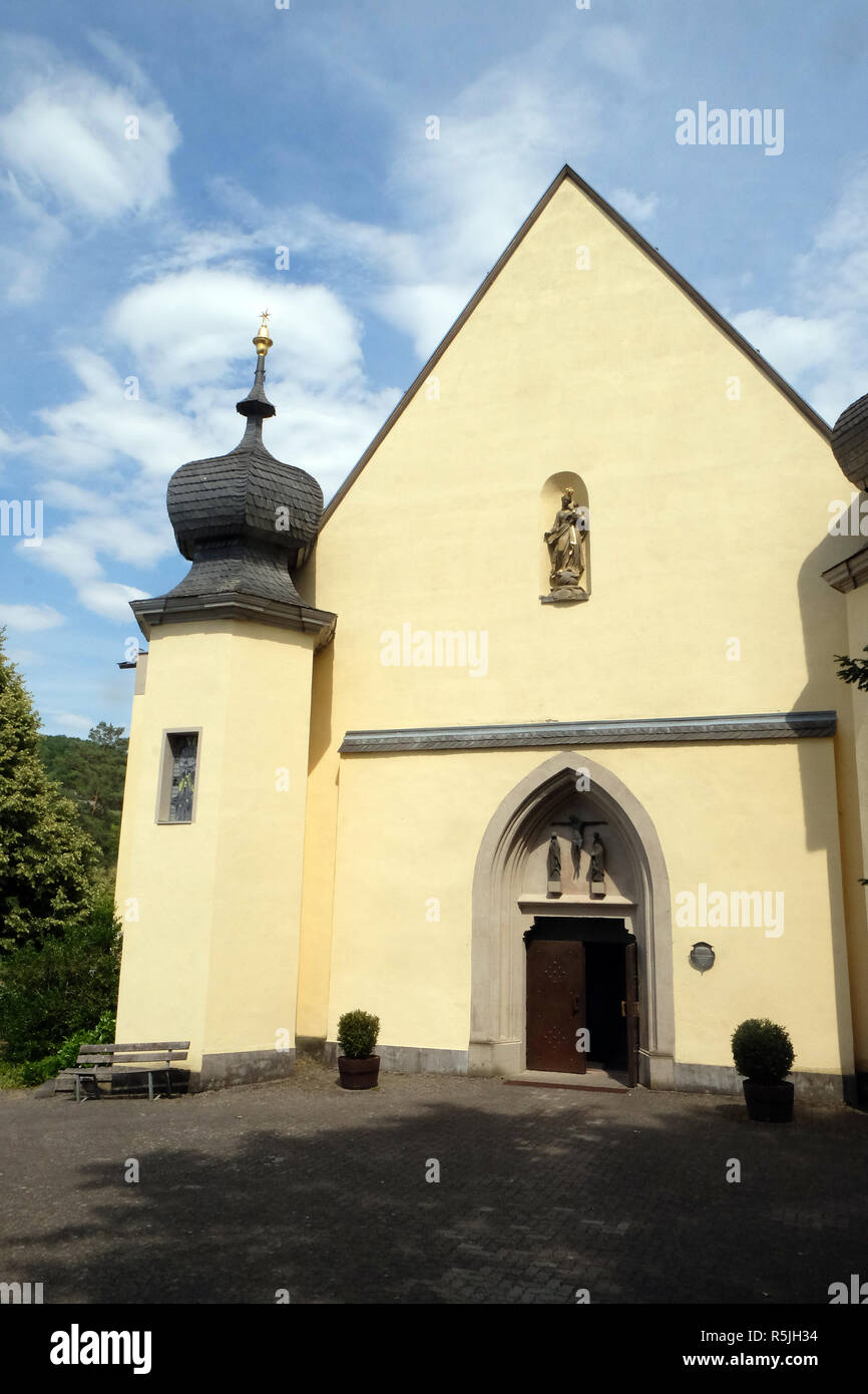 Maria im Grunen Tal is a pilgrimage church in Retzbach in the Bavarian district of Main-Spessart, Germany Stock Photo