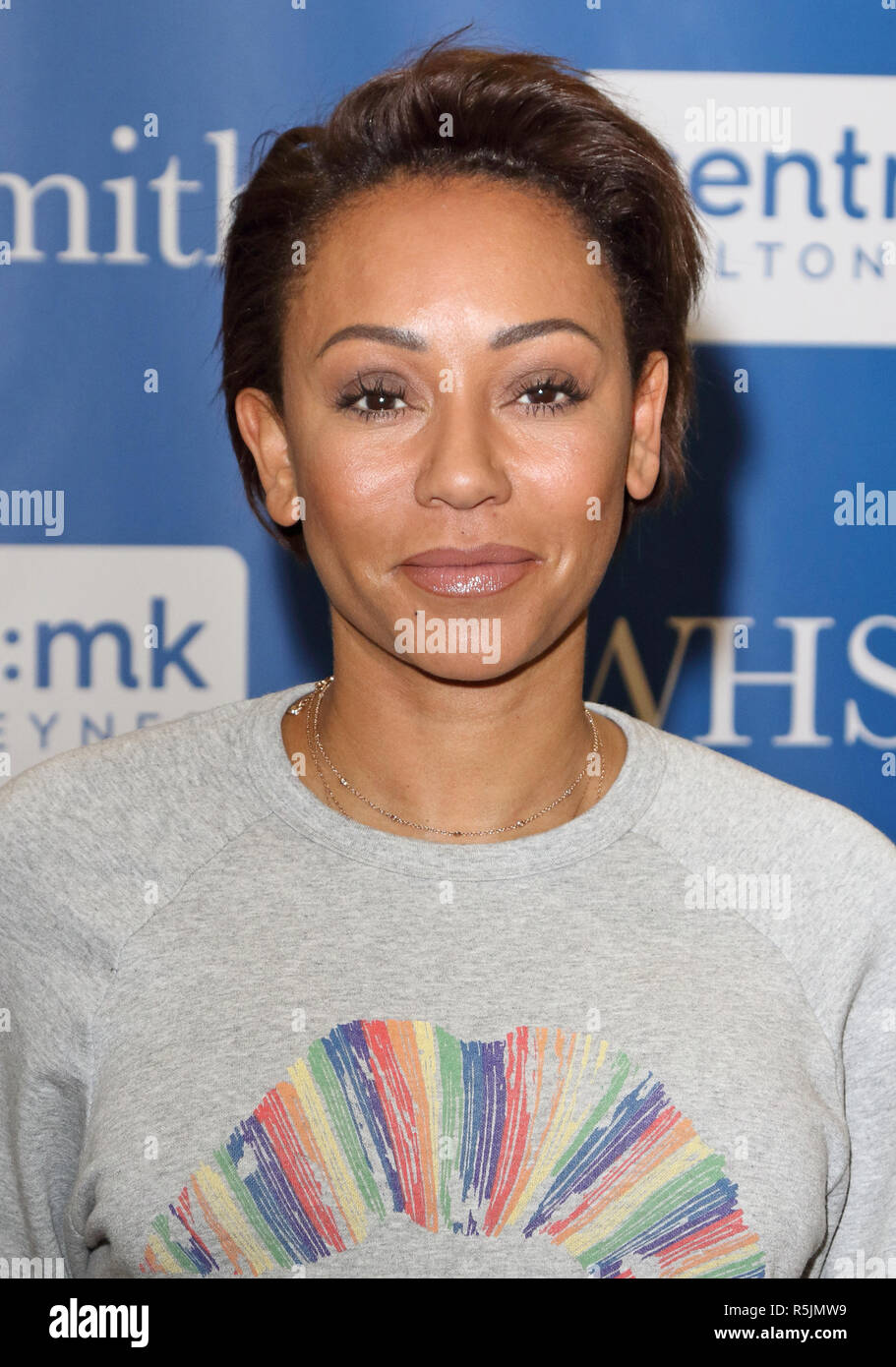 Milton Keynes, UK. 1st Dec, 2018. Melanie Brown, aka Mel B seen signing