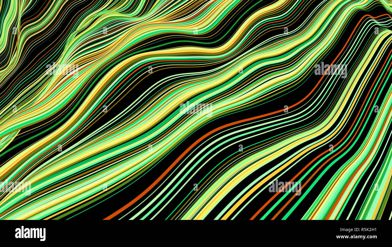 Abstract background with colorful wavy lines Stock Photo - Alamy