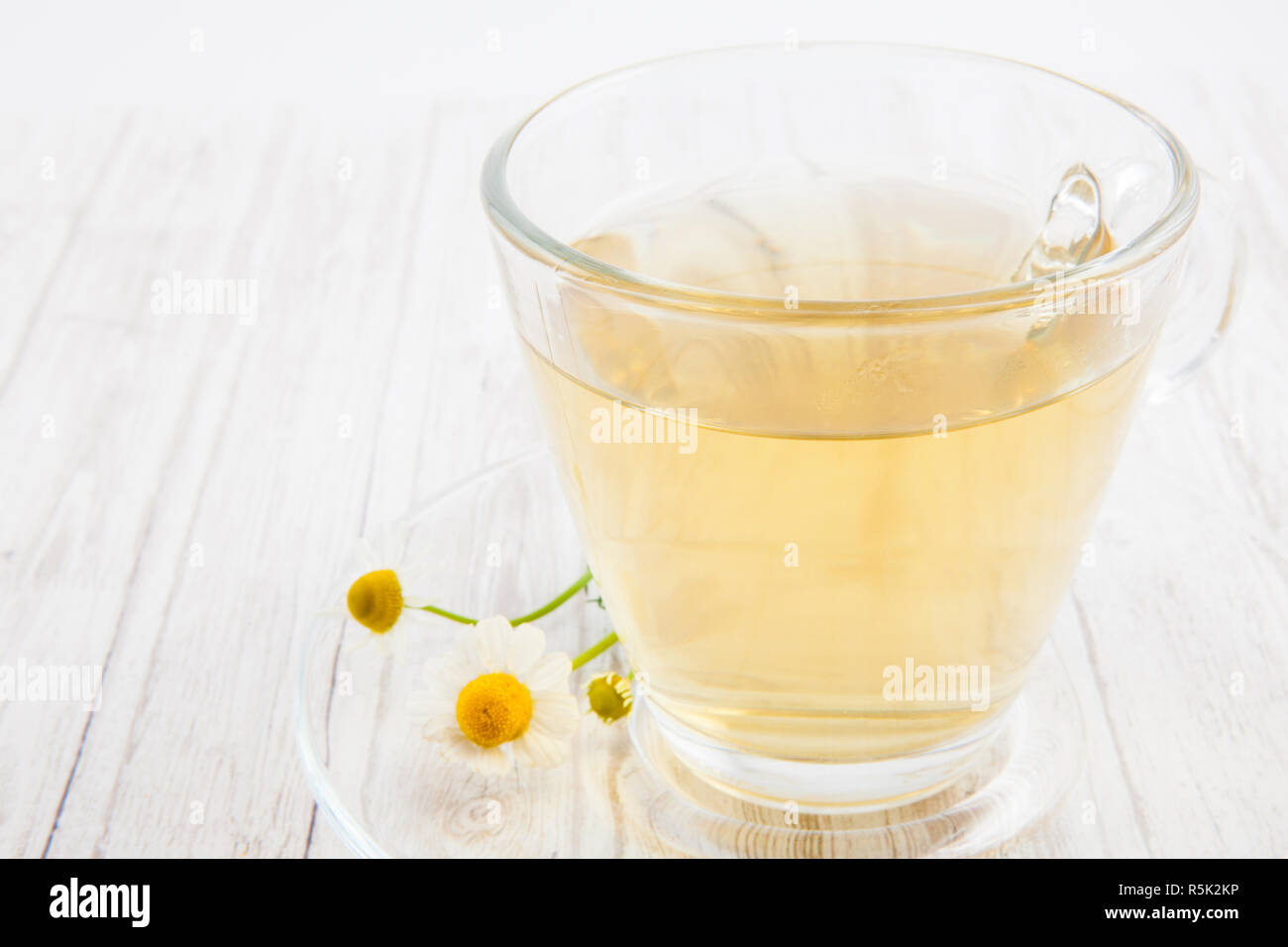 Chamomile (Matricaria chamomilla) infusion Stock Photo Alamy