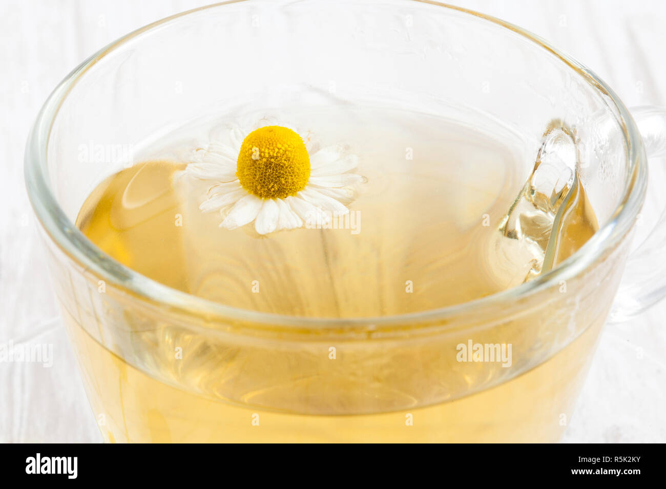 Chamomile (Matricaria chamomilla) infusion Stock Photo Alamy