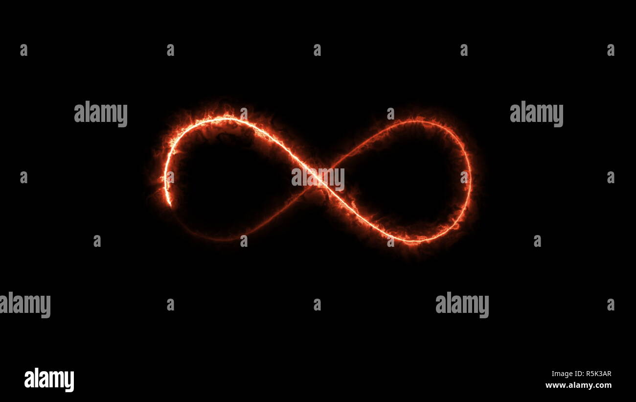 Abstract background with infinity sign. Digital background Stock Photo ...