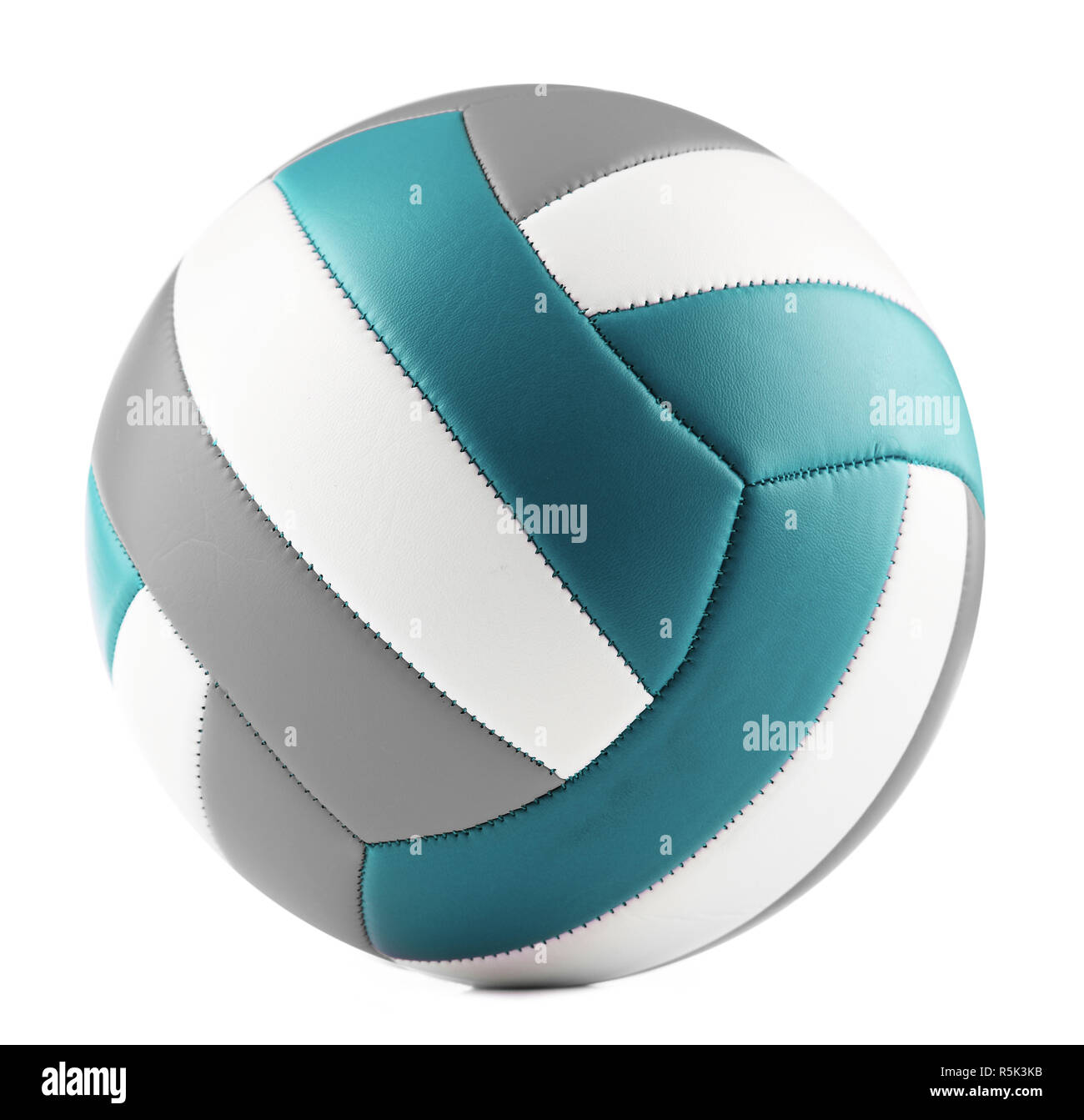 Leather volleyball isolated on a white background Stock Photo Alamy