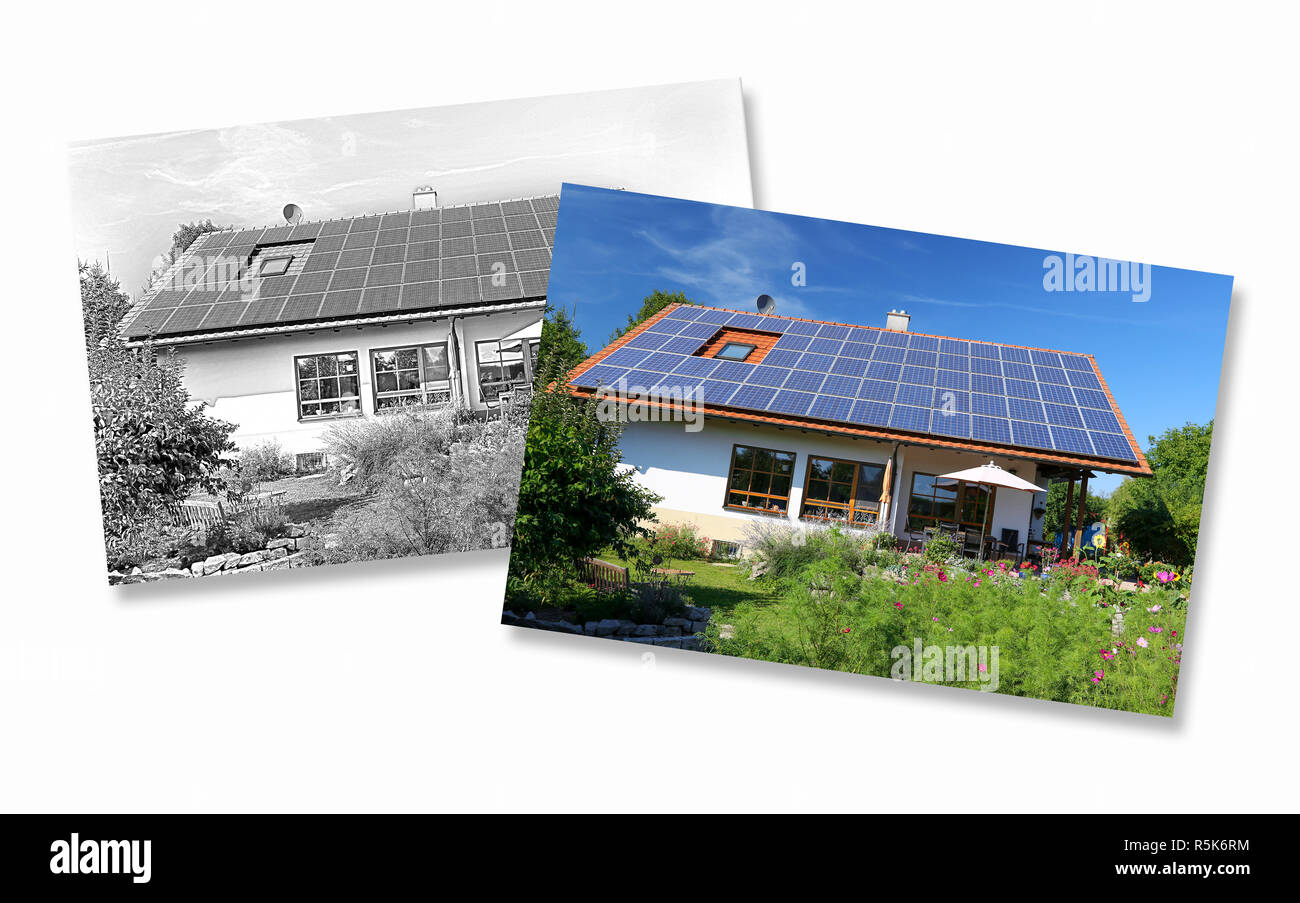 house construction,planning and implementation Stock Photo