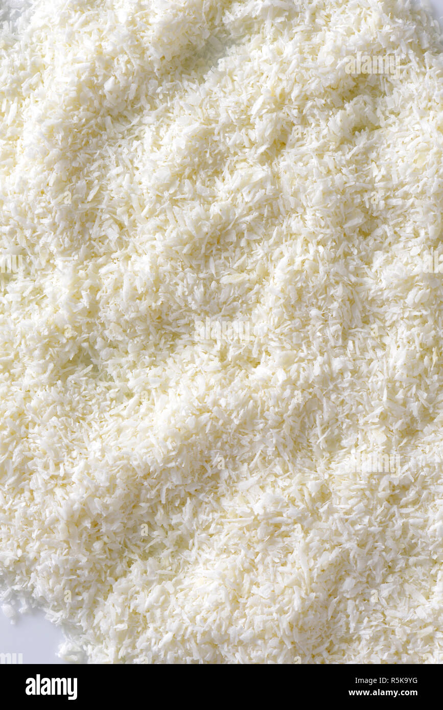 Dried grated coconut Stock Photo Alamy