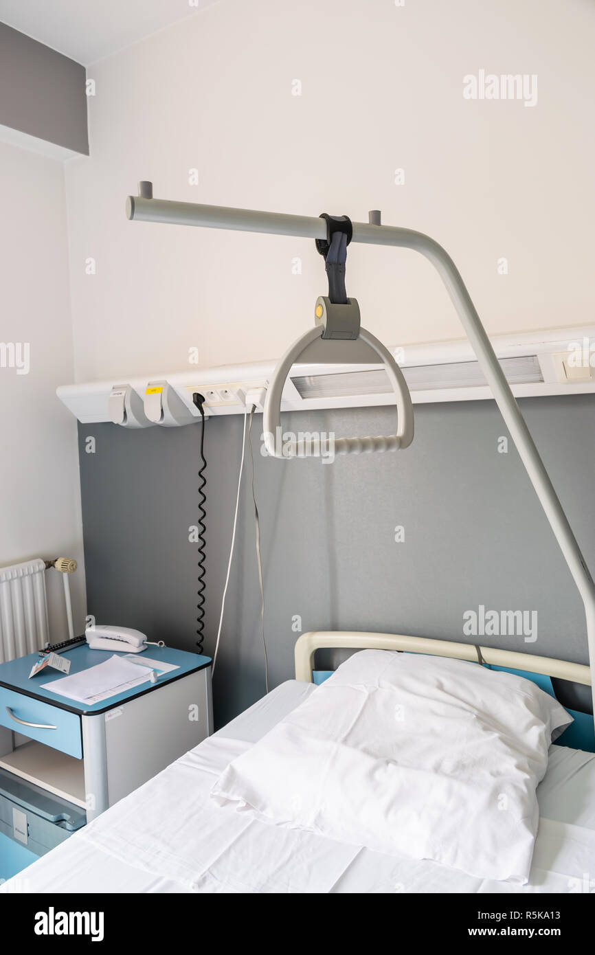 Health,treatment and medical conceptbed and equipment in the hospital