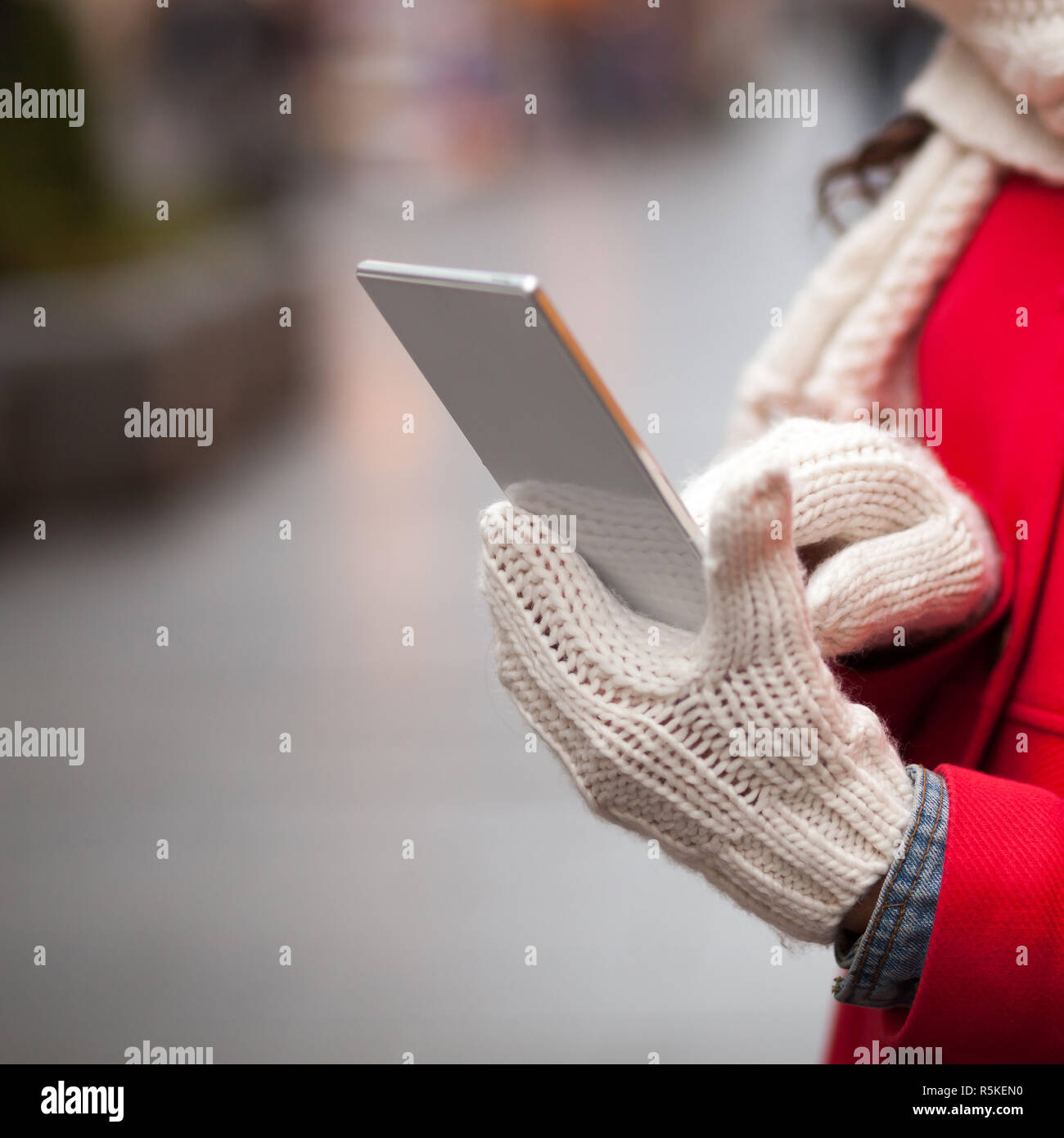 Short battery life in cold weather Stock Photo Alamy