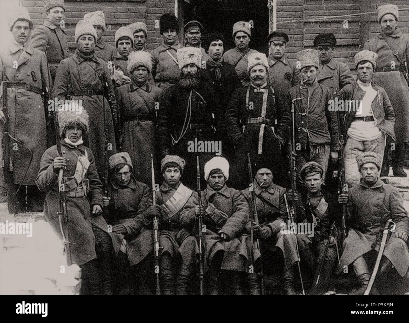 The Tambov rebel forces. Museum: Russian State Historical Library, Moscow. Author: ANONYMOUS. Stock Photo