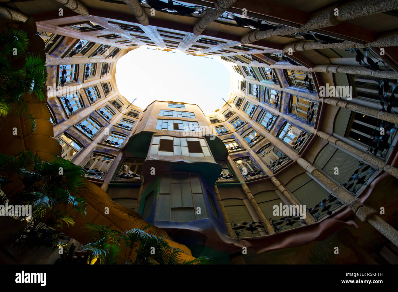 Casa mila interior hi-res stock photography and images - Alamy