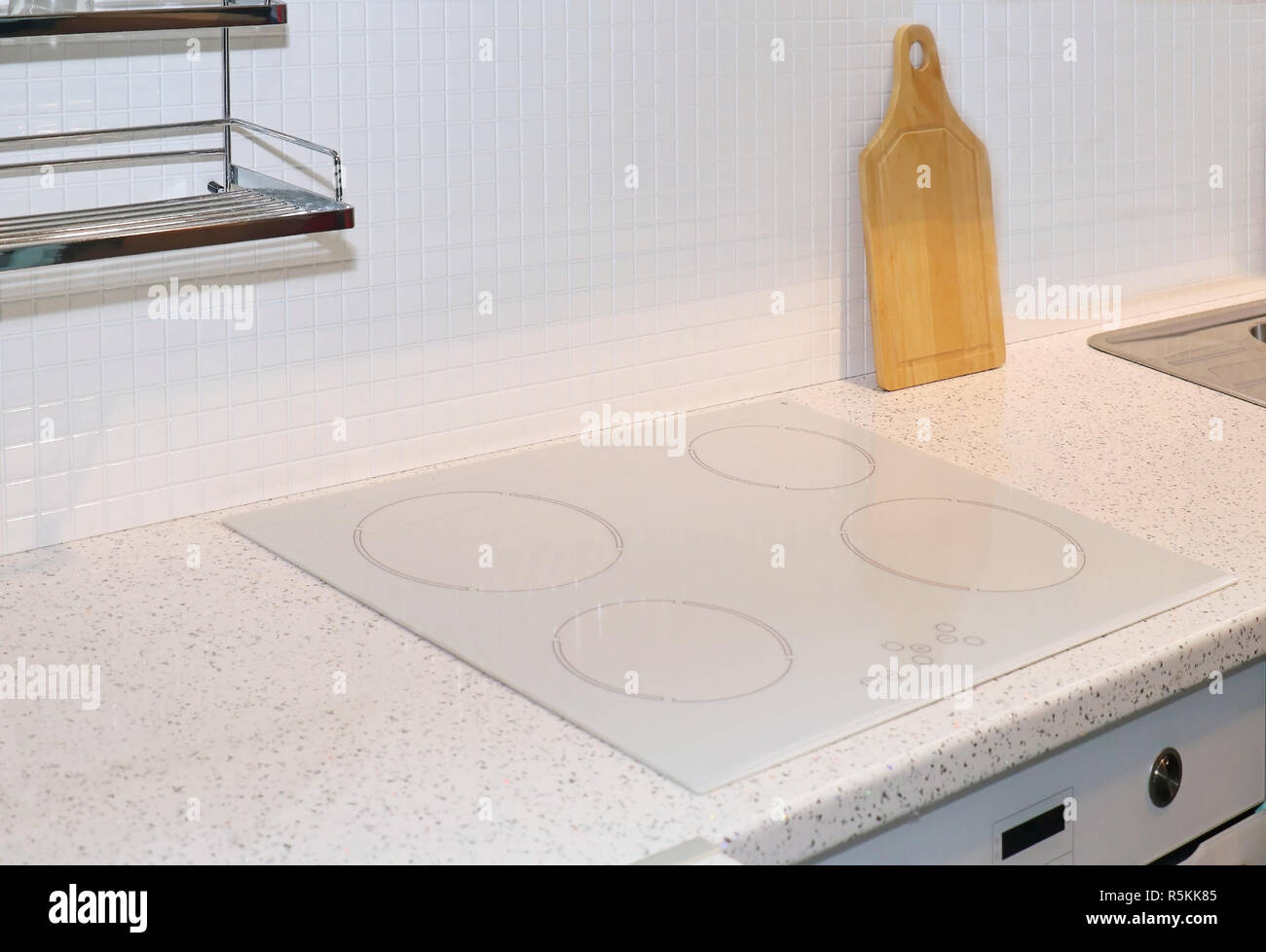 Kitchen cooktop detail Stock Photo Alamy