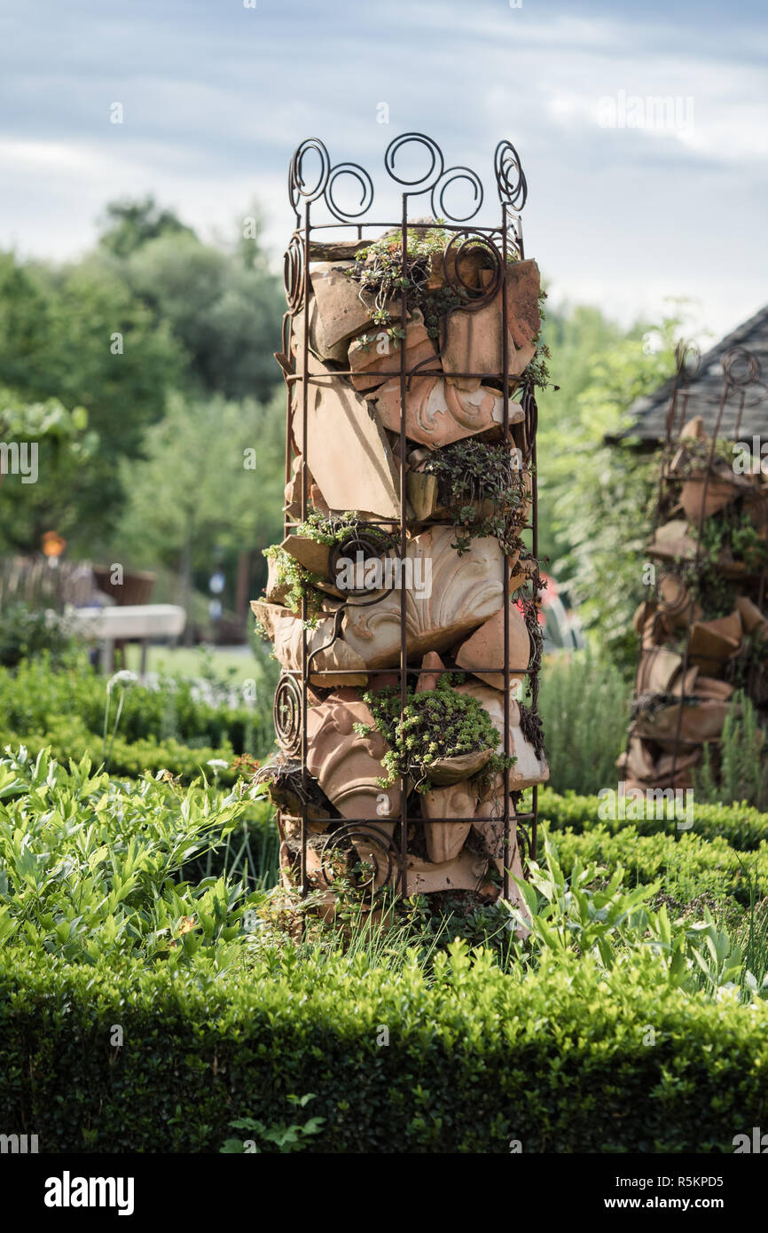 Planted decoration for the garden Stock Photo Alamy