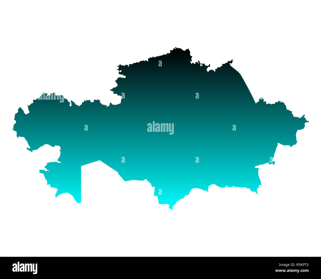 map of kazakhstan Stock Photo - Alamy