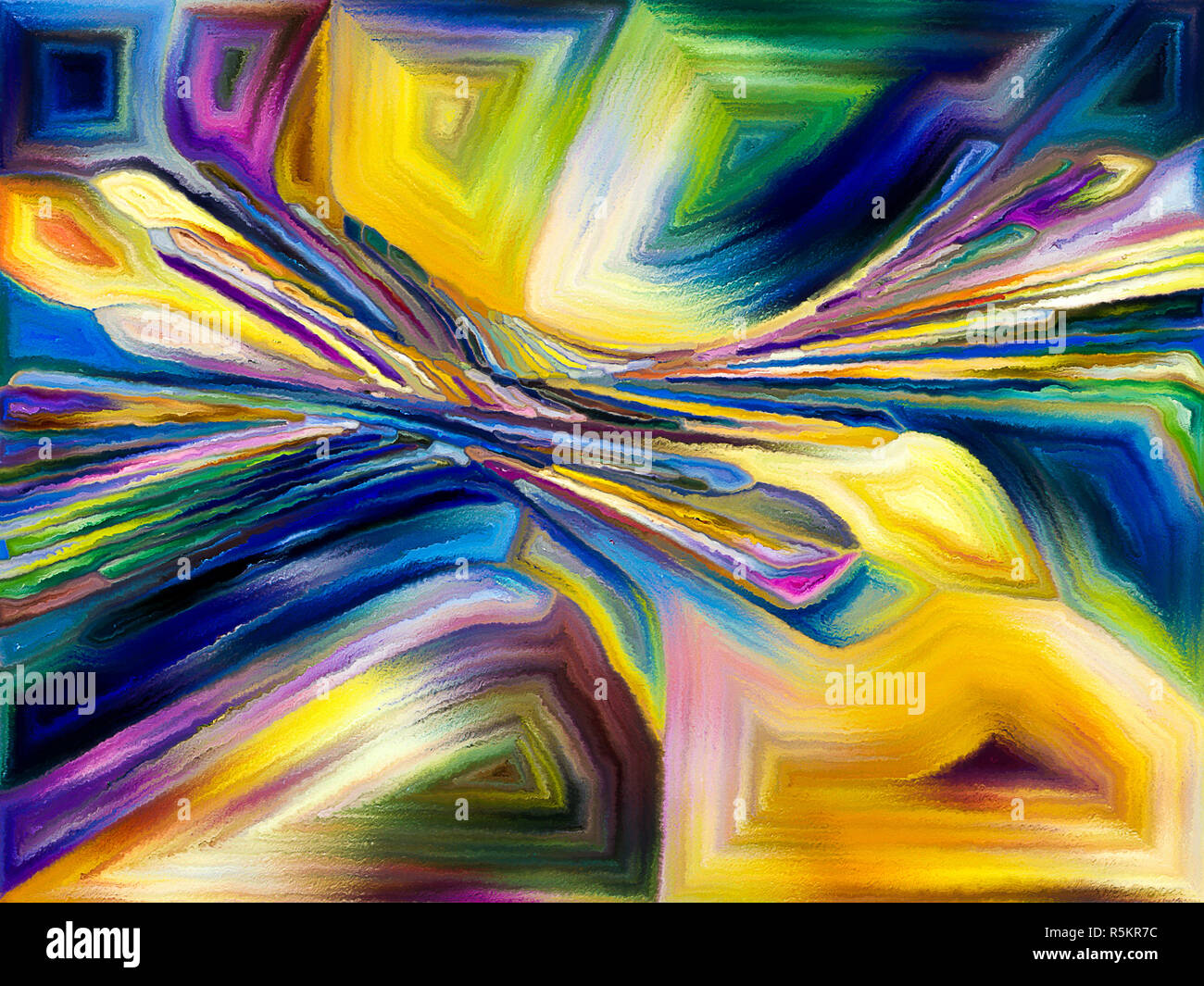 Abstract arrangement of fragmented shapes hi-res stock photography and ...