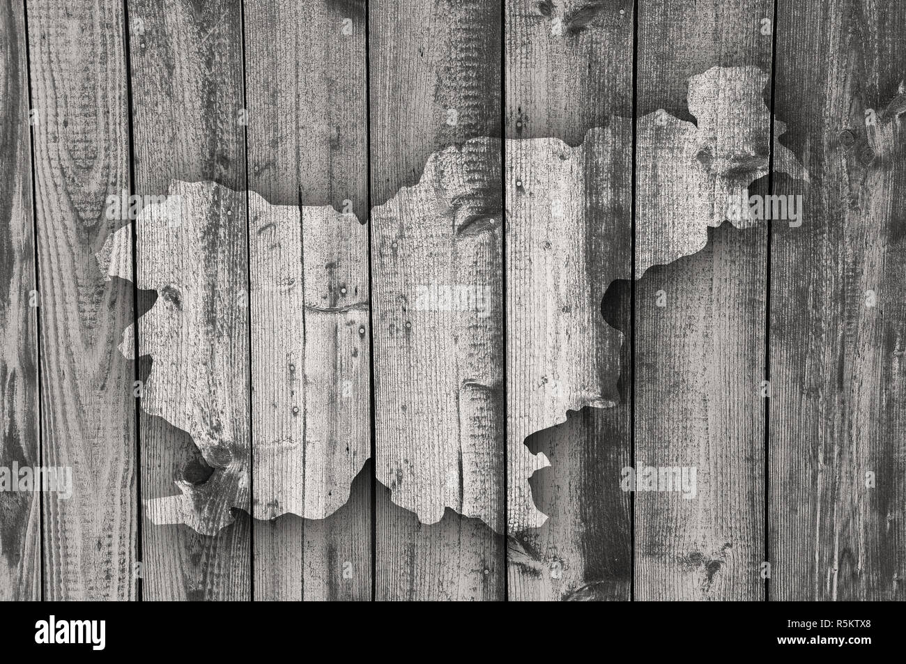 map of slovenia on weathered wood Stock Photo - Alamy