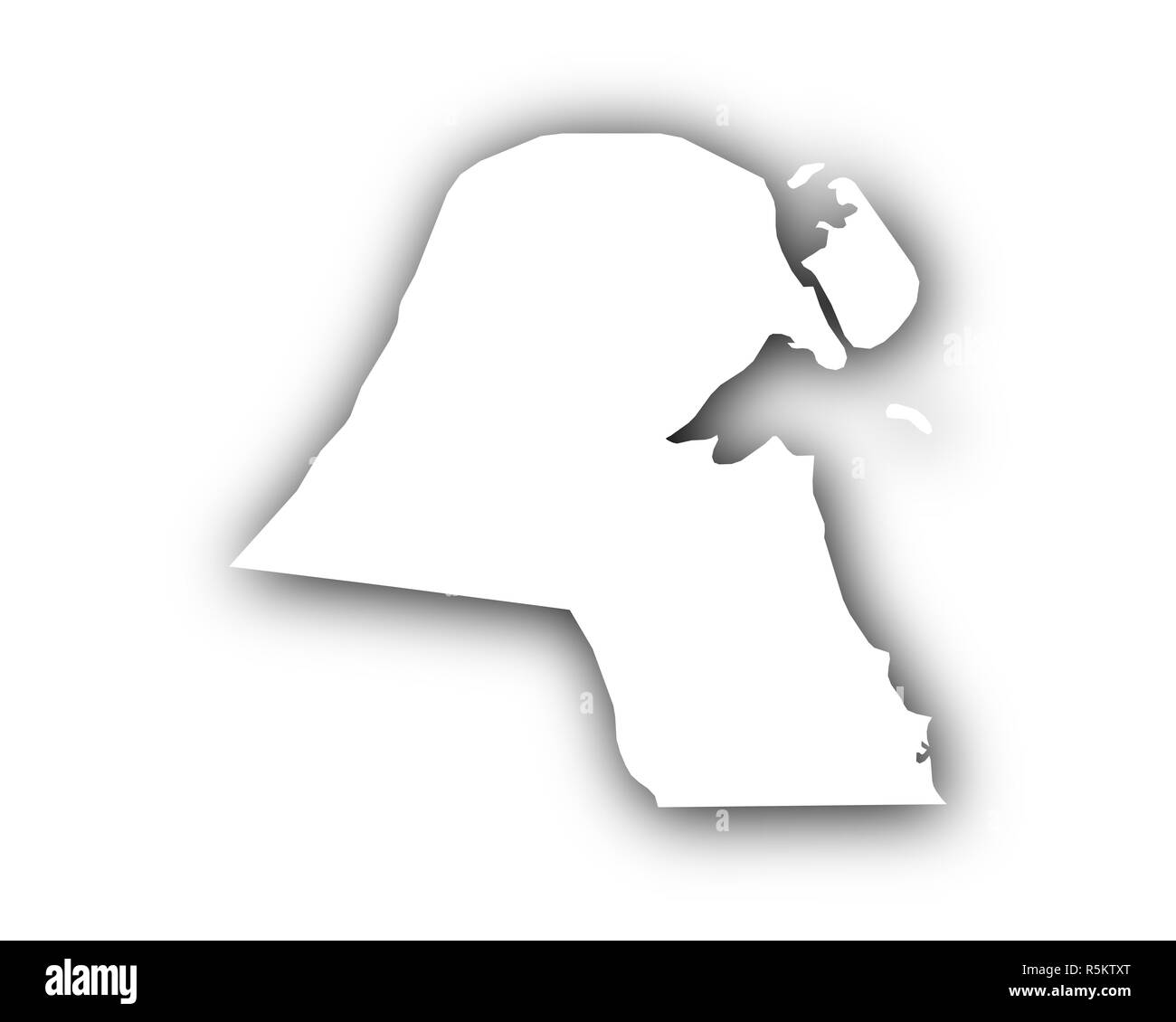 Map of kuwait hires stock photography and images Alamy