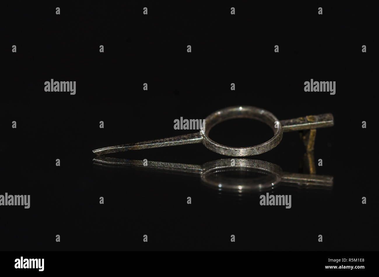 Watch Parts Vintage Metallic Pocket Watch Regulator Stock Photo Alamy