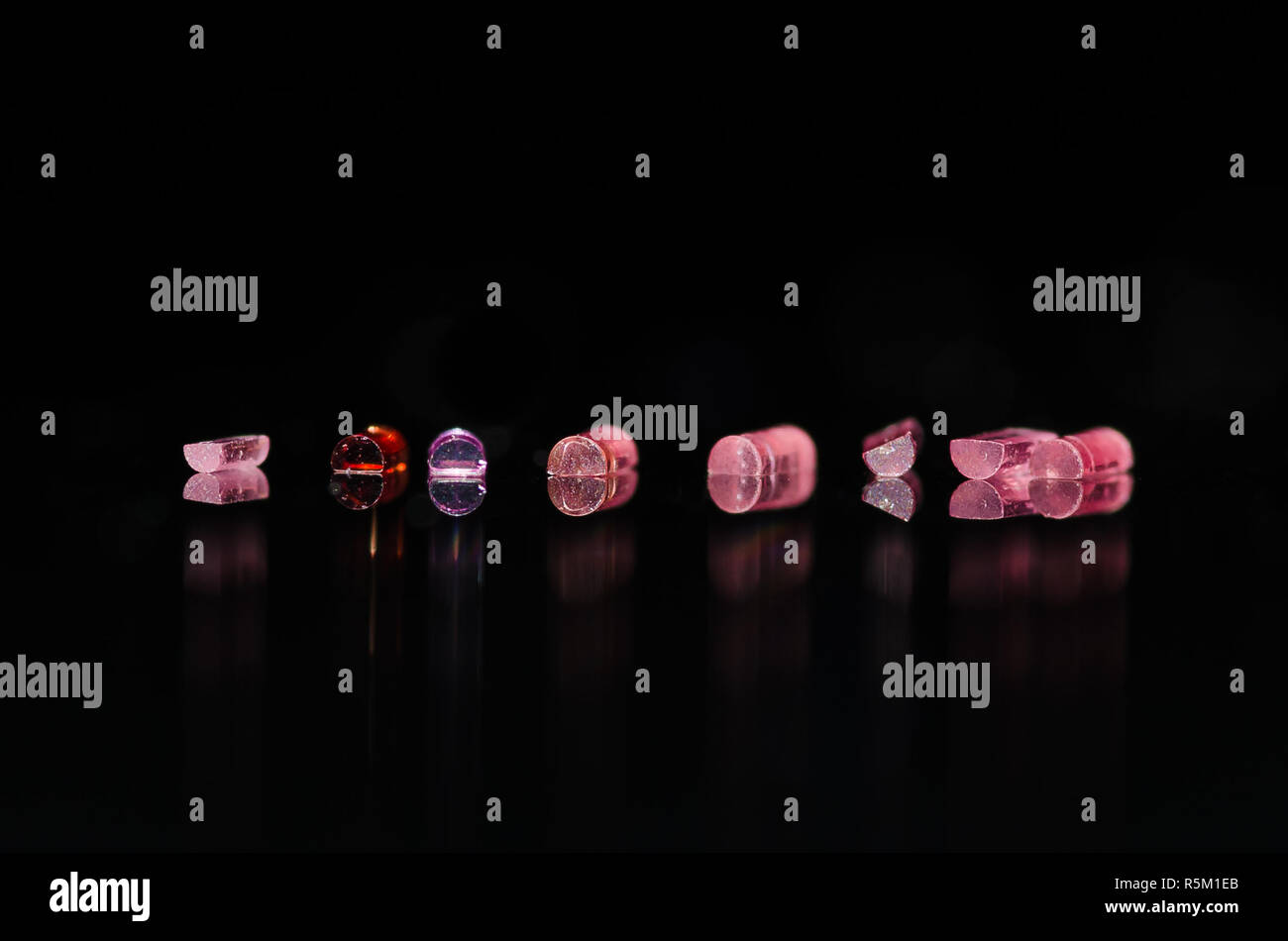 Watch Repair Collection of Tiny Roller Jewels Shining in the Light