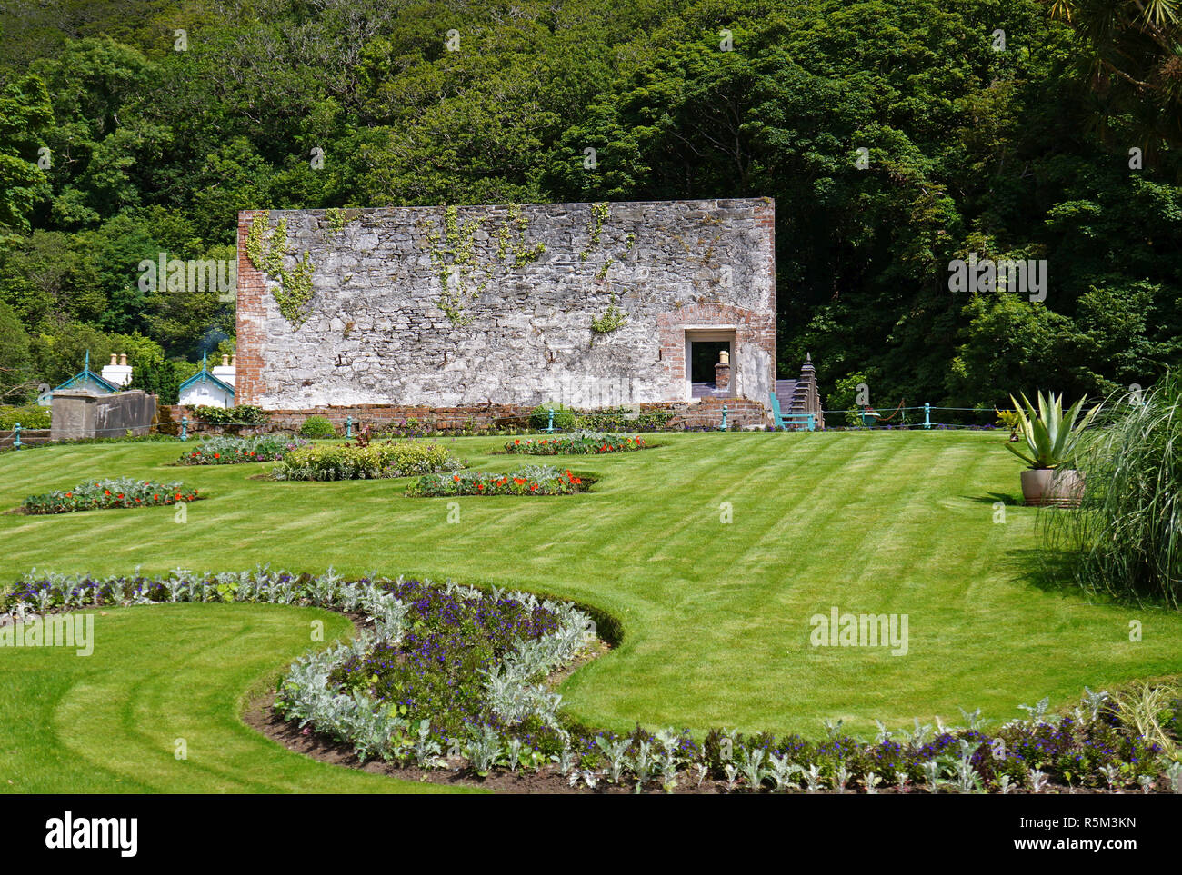 victorian-walled-garden-stock-photo-alamy