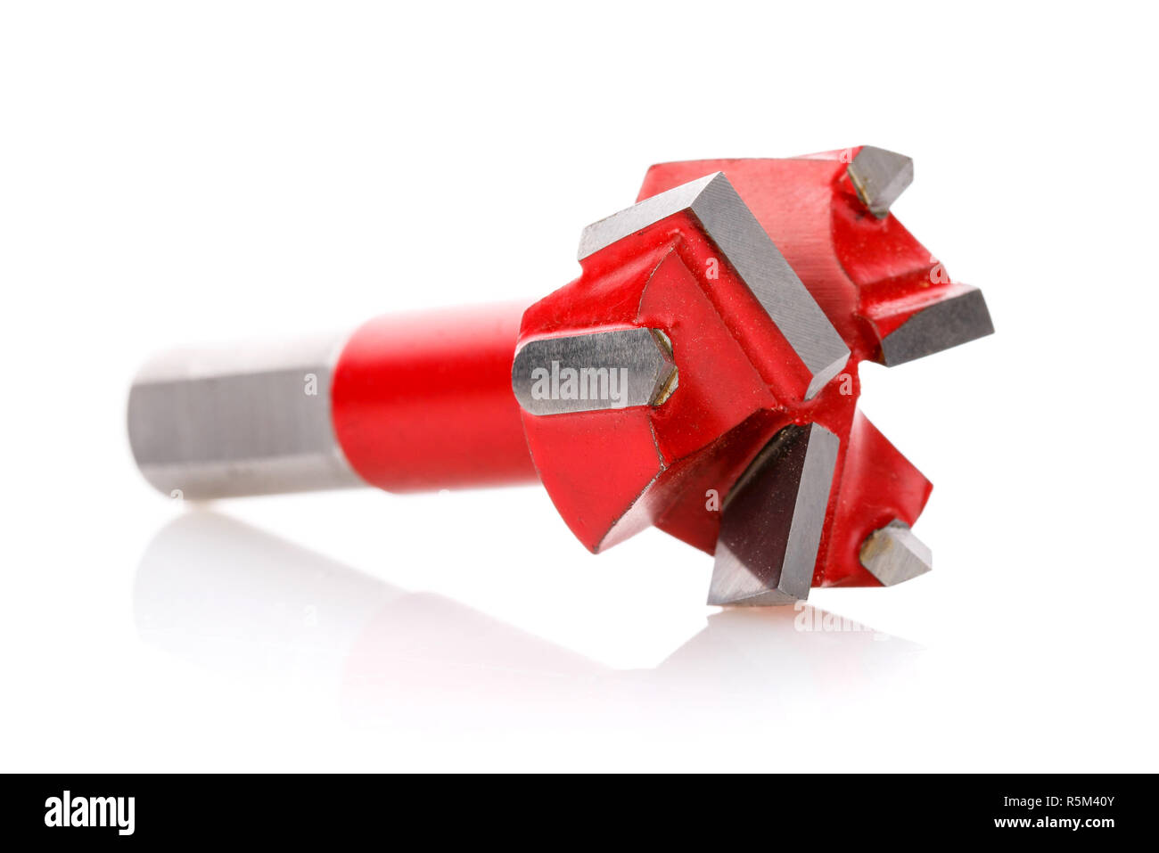 Forstner bit isolated Stock Photo - Alamy