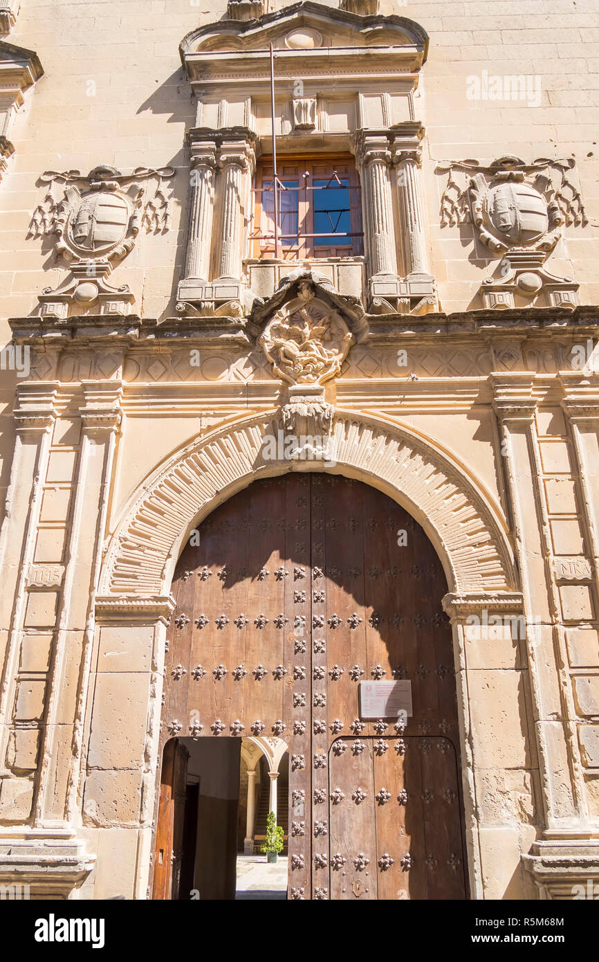 San Juan Evangelista University chapel, old university, Baeza, Spain Stock Photo