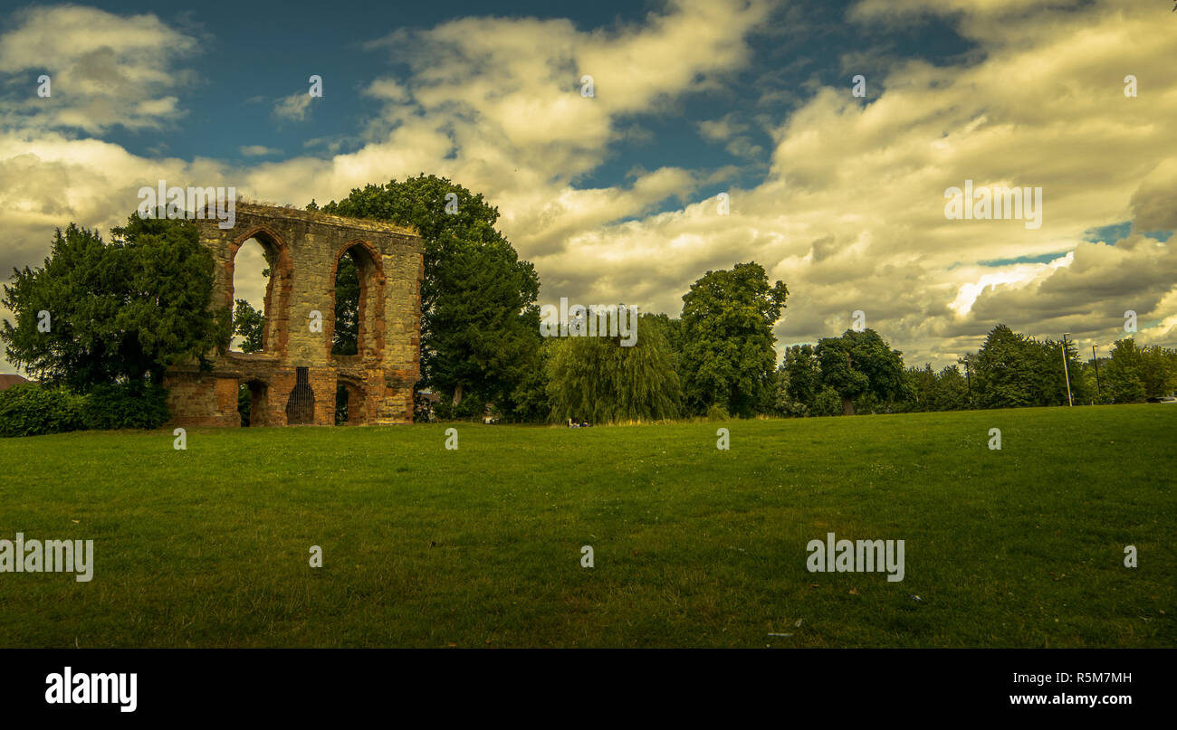 Caludon castle in caludon castle park, coventry, united kingdom Stock