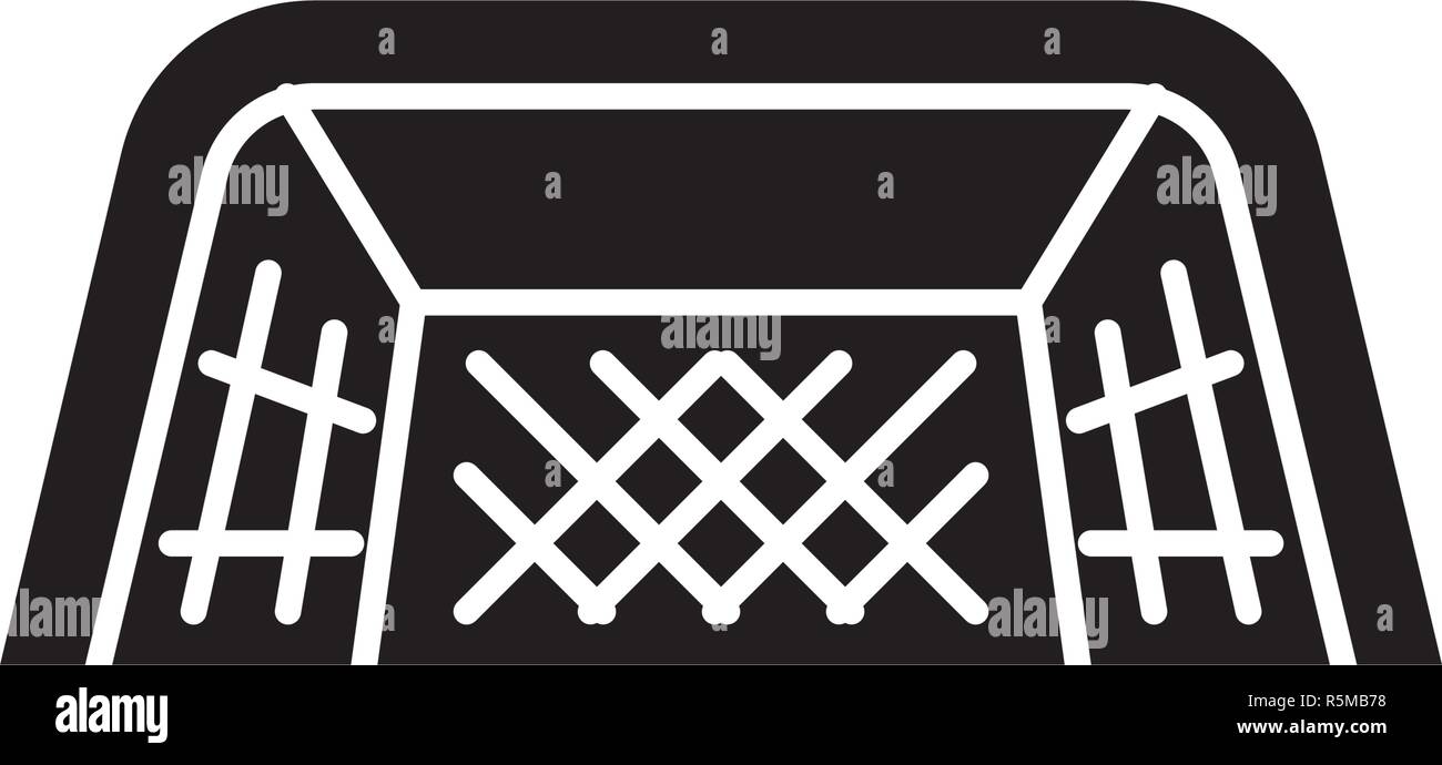 Foot gates black icon, vector sign on isolated background. Foot gates ...