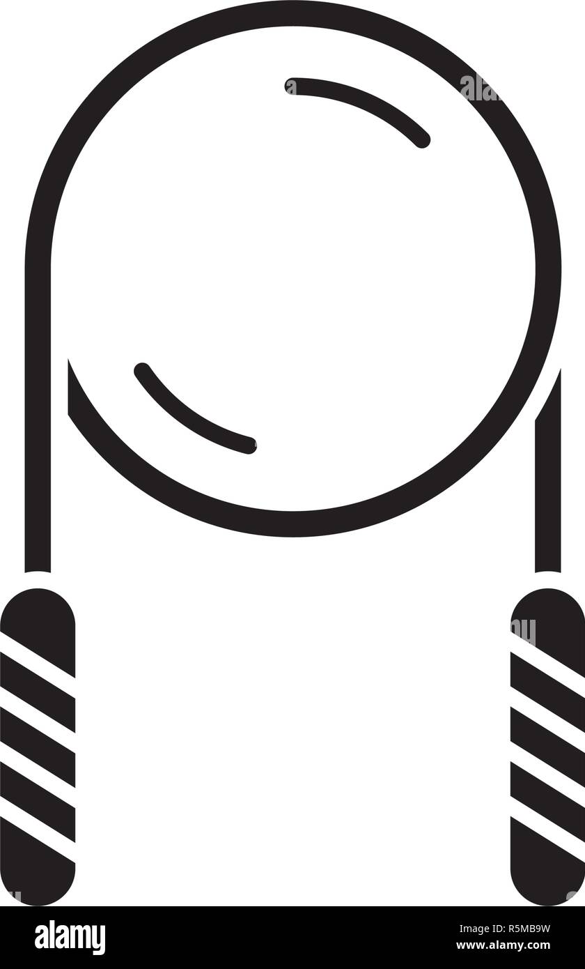 Rolling pin black icon, vector sign on isolated background. Rolling pin