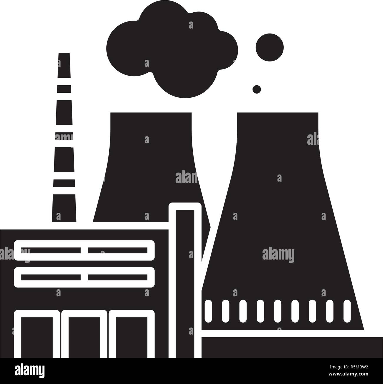 thermal stock vector images alamy Thermal Power Production thermal power plant black icon, vector sign on isolated background thermal power plant concept