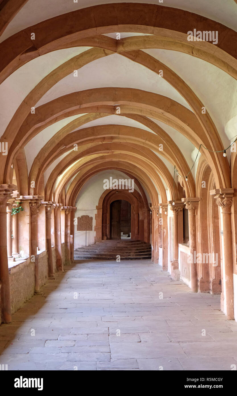 Cistercian Monastery of Bronbach in Reicholzheim near Wertheim, Germany Stock Photo