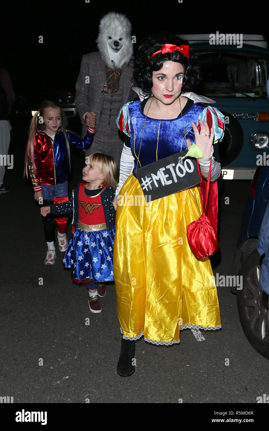 Guests Arriving For Jonathan Ross Halloween Party London Featuring Georgia Moffett David Tennant Where London United Kingdom When 31 Oct 2018 Credit Wenn Com Stock Photo Alamy
