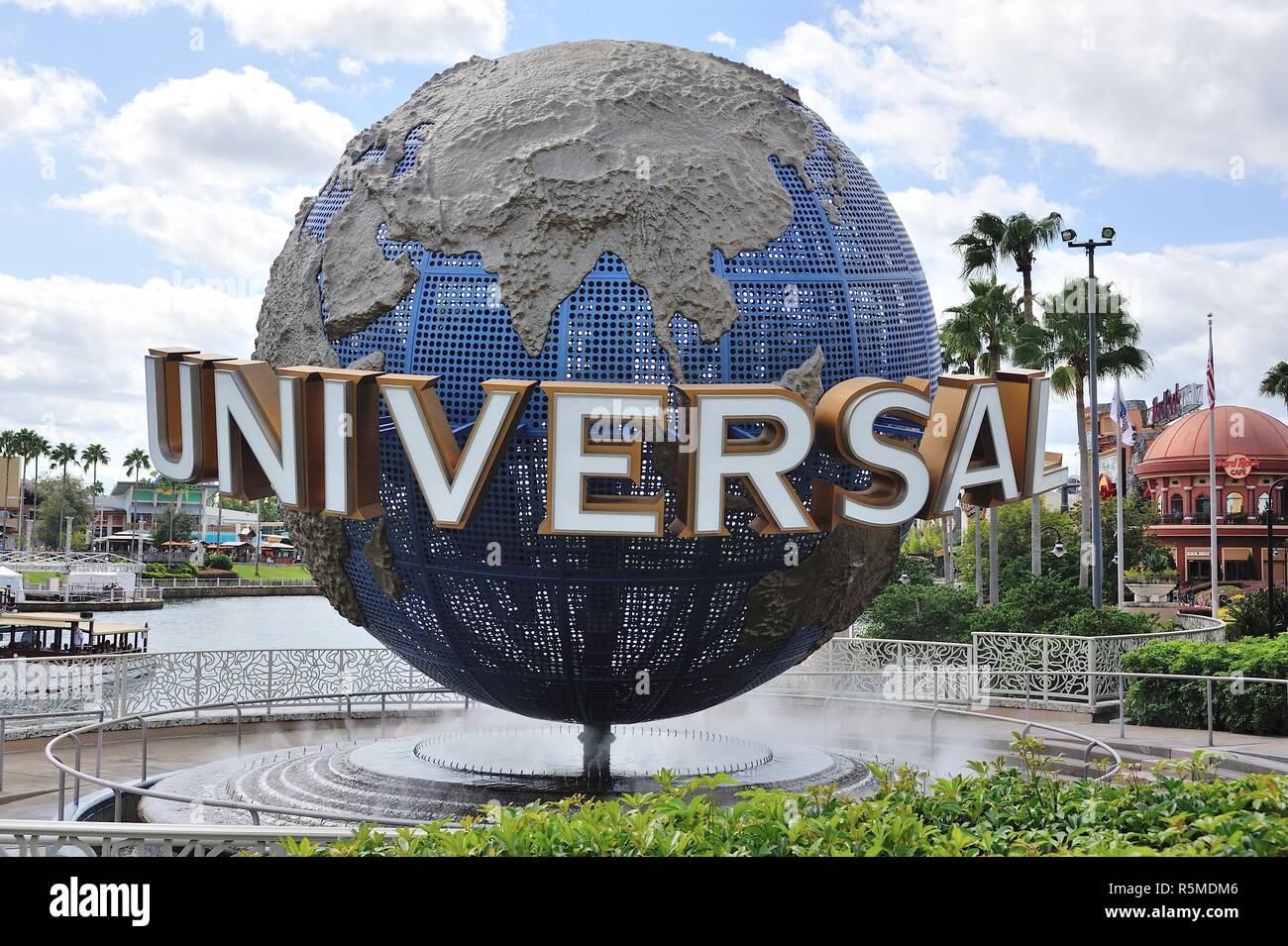 Universal Studios Sign Orlando Florida Stock Photo