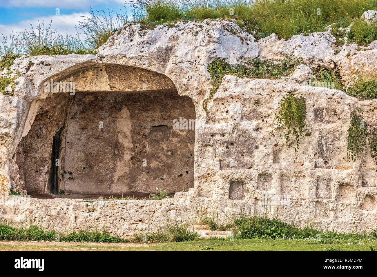 Della Neapolis Archeological Park, Syracuse, Italy Stock Photo