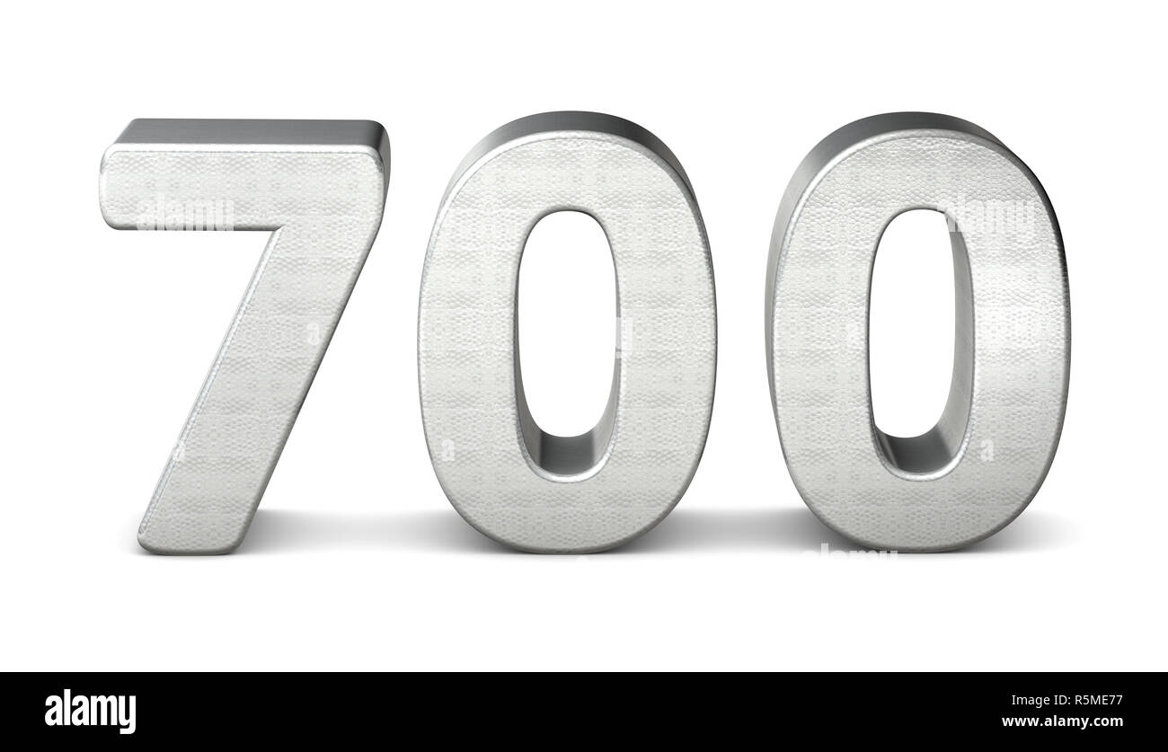 3d number 700 hi-res stock photography and images - Alamy