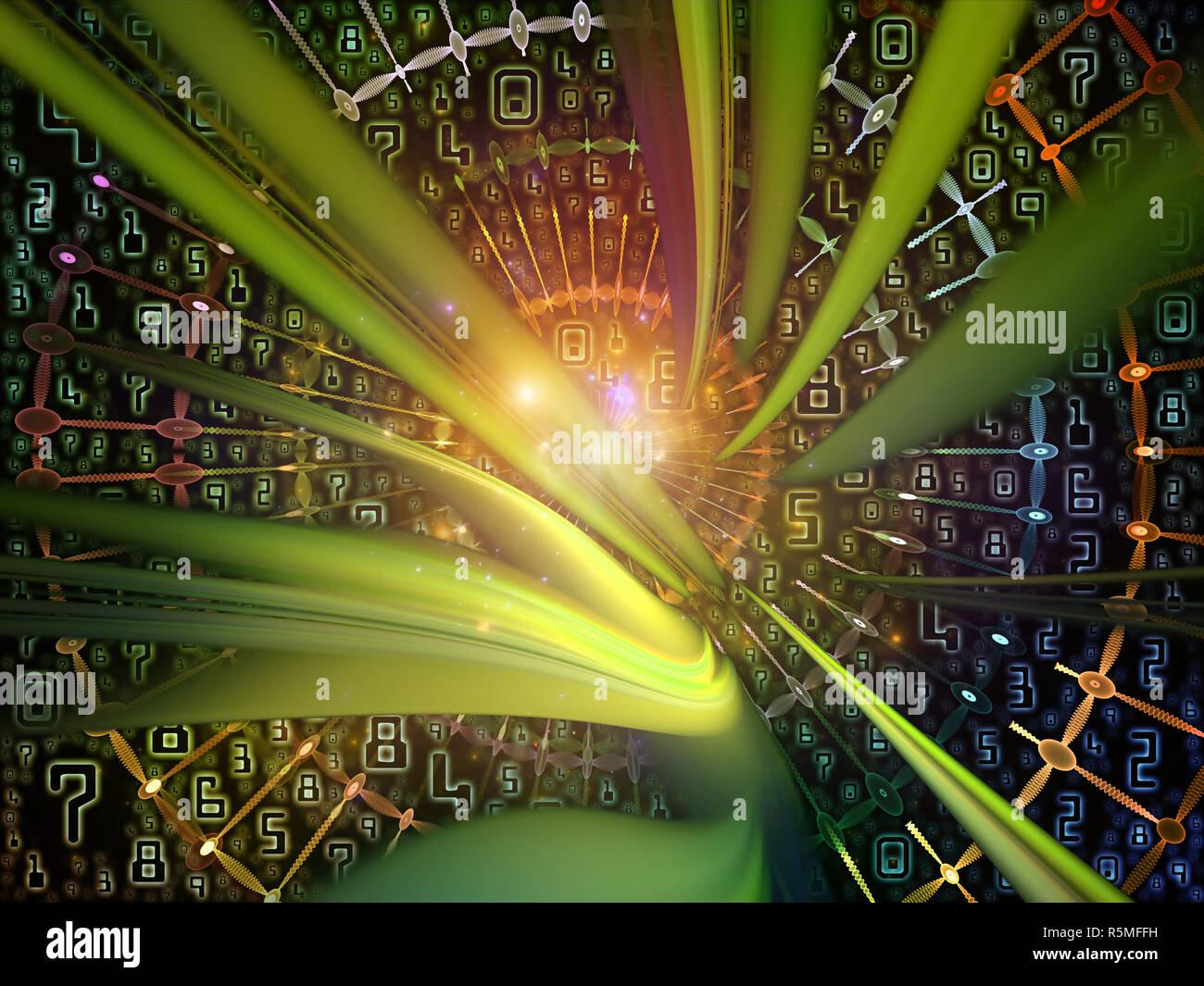 Evolving Digital World Stock Photo - Alamy