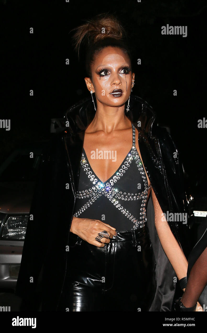 Guests arriving for Jonathan Ross Halloween party - London Featuring