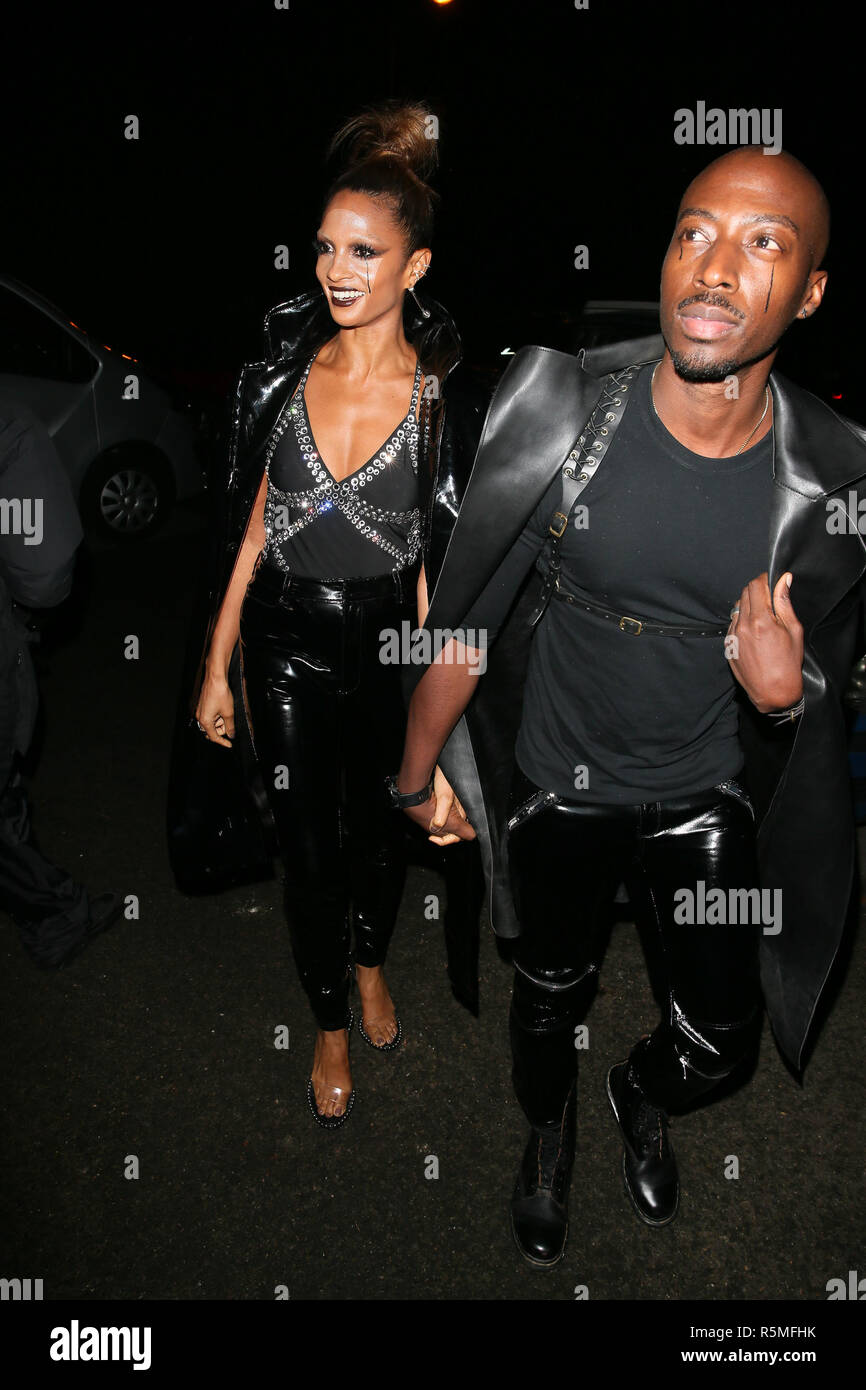 Guests arriving for Jonathan Ross Halloween party - London Featuring