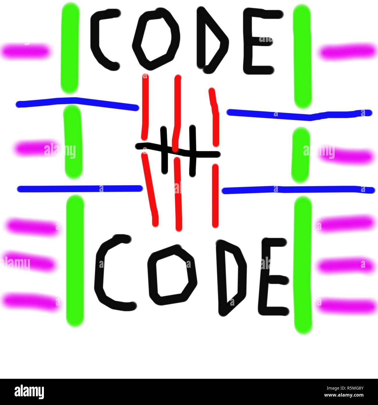 Abstract code background Stock Photo - Alamy image.