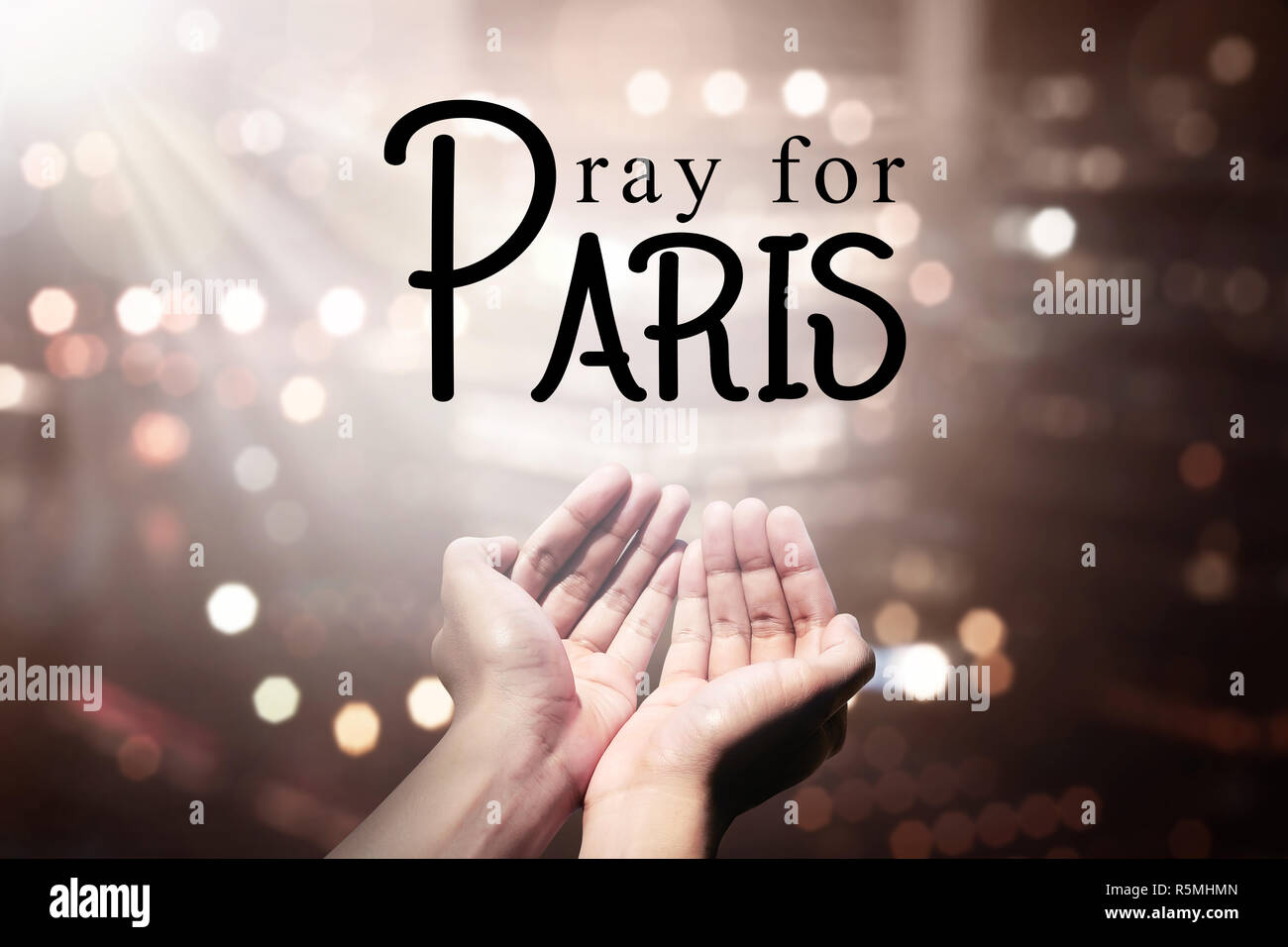 Pray For Paris Stock Photo Alamy
