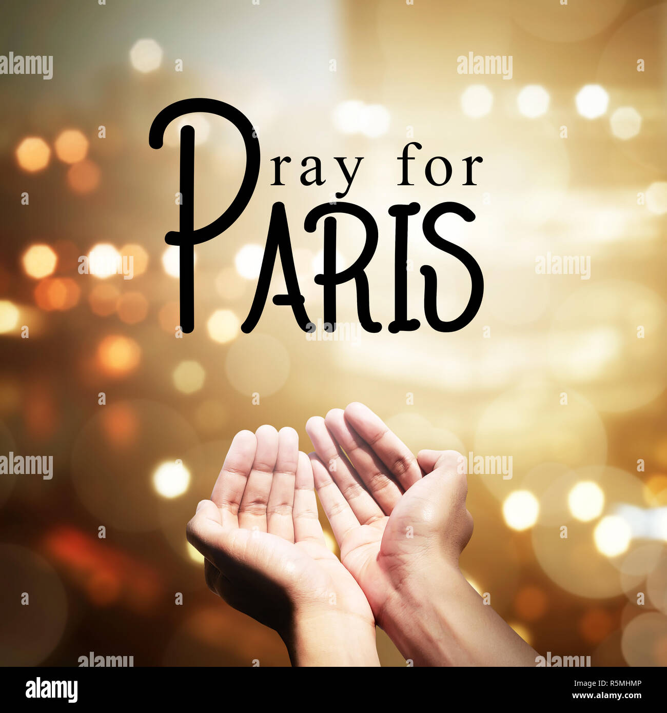 Pray For Paris Stock Photo Alamy